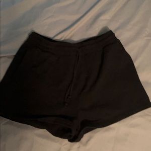 Black comfy shorts